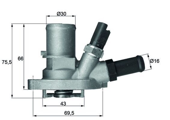 MAHLE TI 149 88 Termostatas, aušinimo skystis