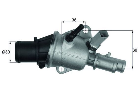 MAHLE TI 156 88 Termostatas, aušinimo skystis