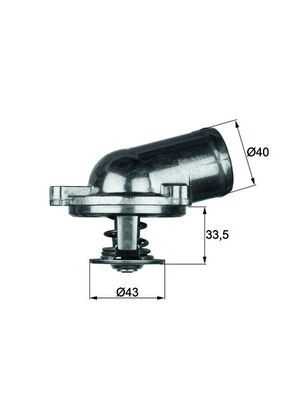 MAHLE TI 22 87 Termostatas, aušinimo skystis