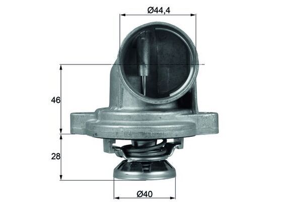 MAHLE TI 23 80 Termostatas, aušinimo skystis