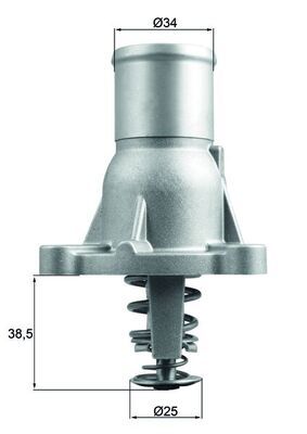 MAHLE TI 260 92 Termostatas, aušinimo skystis