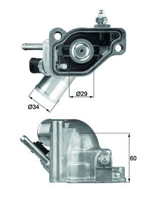 MAHLE TI 5 92 Termostatas, aušinimo skystis