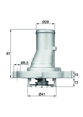 MAHLE TI 68 87 D Termostatas, aušinimo skystis