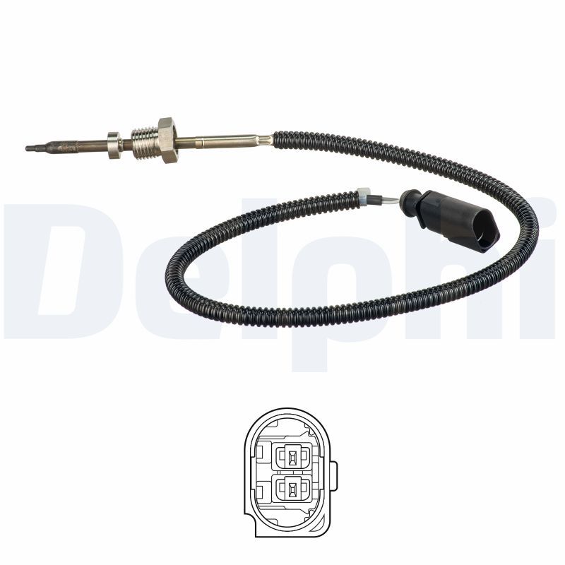 DELPHI TS30150 Jutiklis, išmetamųjų dujų temperatūra