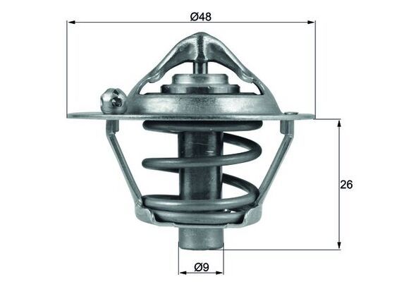 MAHLE TX 108 82 D Termostatas, aušinimo skystis