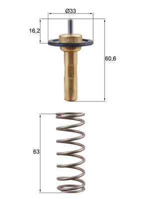 MAHLE TX 311 90 D Termostatas, aušinimo skystis