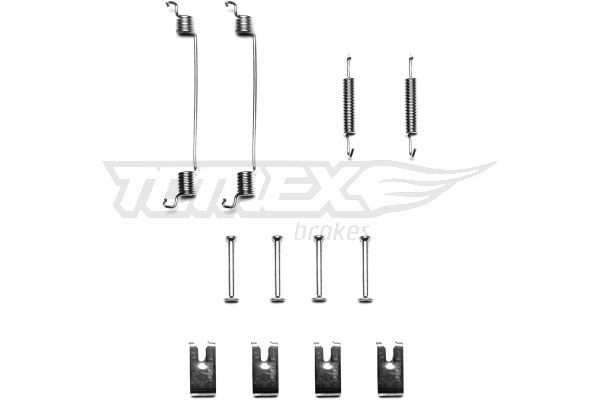 Priedų komplektas, stabdžių trinkelės TOMEX Brakes TX 40-41
