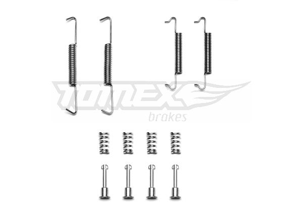 Priedų komplektas, stabdžių trinkelės TOMEX Brakes TX 41-60