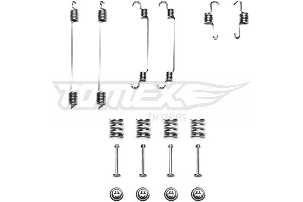 Priedų komplektas, stabdžių trinkelės TOMEX Brakes TX 41-66