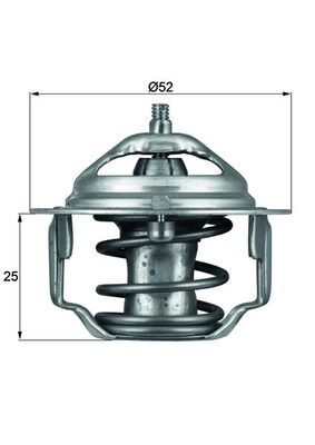 MAHLE TX 64 88 Termostatas, aušinimo skystis