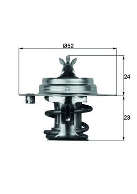 MAHLE TX 7 88D S Termostatas, aušinimo skystis