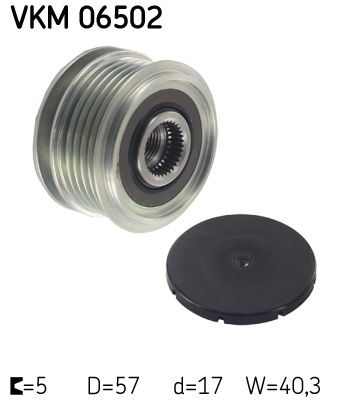 SKF VKM 06502 Laisvos eigos sankaba, kint. sr. generatorius