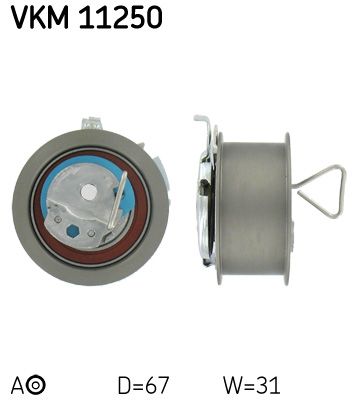 SKF VKM 11250 Įtempiklio skriemulys, paskirstymo diržas