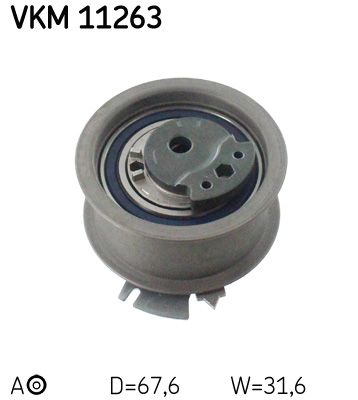 SKF VKM 11263 Įtempiklio skriemulys, paskirstymo diržas