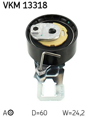 Įtempiklio skriemulys, paskirstymo diržas SKF VKM 13318