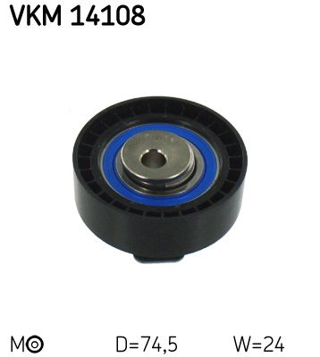 Įtempiklio skriemulys, paskirstymo diržas SKF VKM 14108