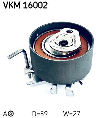 Įtempiklio skriemulys, paskirstymo diržas SKF VKM 16002