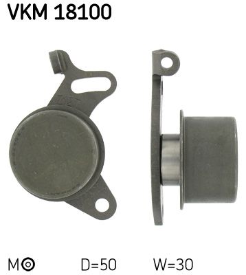 Įtempiklio skriemulys, paskirstymo diržas SKF VKM 18100