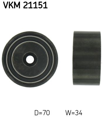 SKF VKM 21151 Kreipiantysis skriemulys, paskirstymo diržas