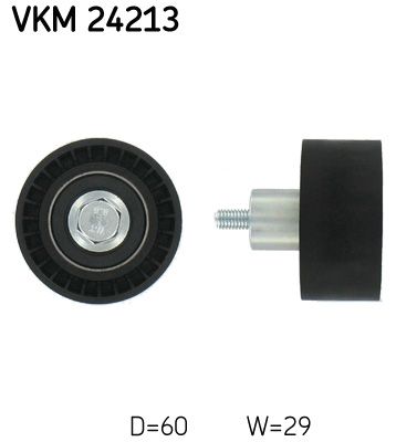 SKF VKM 24213 Kreipiantysis skriemulys, paskirstymo diržas