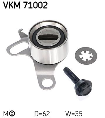 Įtempiklio skriemulys, paskirstymo diržas SKF VKM 71002