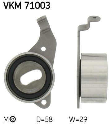Įtempiklio skriemulys, paskirstymo diržas SKF VKM 71003