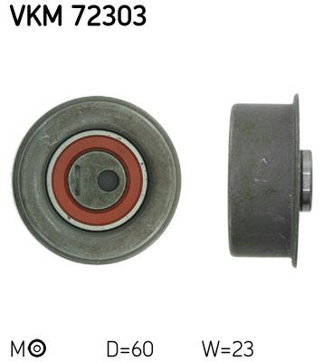 Įtempiklio skriemulys, paskirstymo diržas SKF VKM 72303