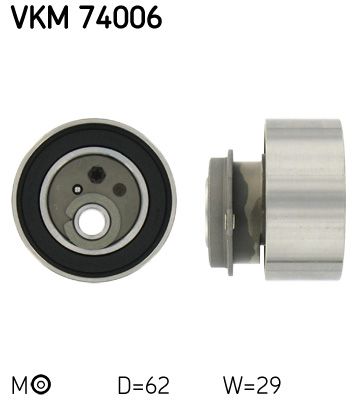 Įtempiklio skriemulys, paskirstymo diržas SKF VKM 74006