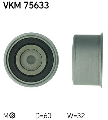 Įtempiklio skriemulys, paskirstymo diržas SKF VKM 75633