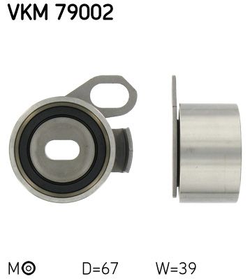 Įtempiklio skriemulys, paskirstymo diržas SKF VKM 79002