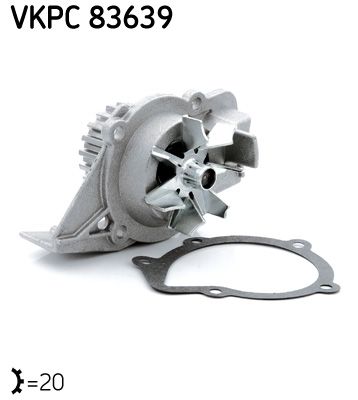 SKF VKPC 83639 Vandens siurblys, variklio aušinimas