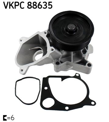SKF VKPC 88635 Vandens siurblys, variklio aušinimas