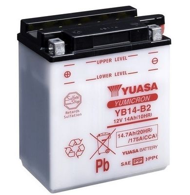 Starterio akumuliatorius YUASA YB14-B2