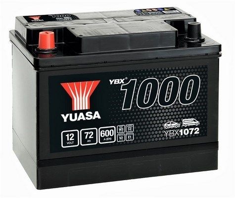 Starterio akumuliatorius YUASA YBX1072
