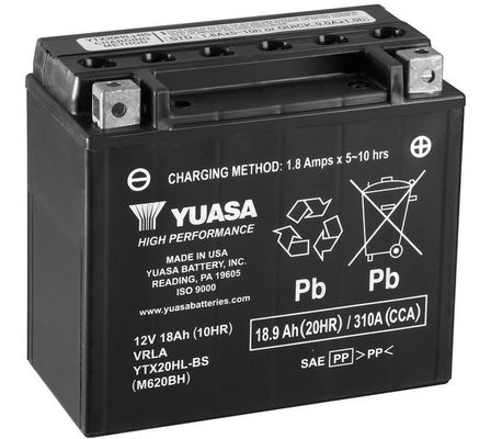 Starterio akumuliatorius YUASA YTX20HL-BS